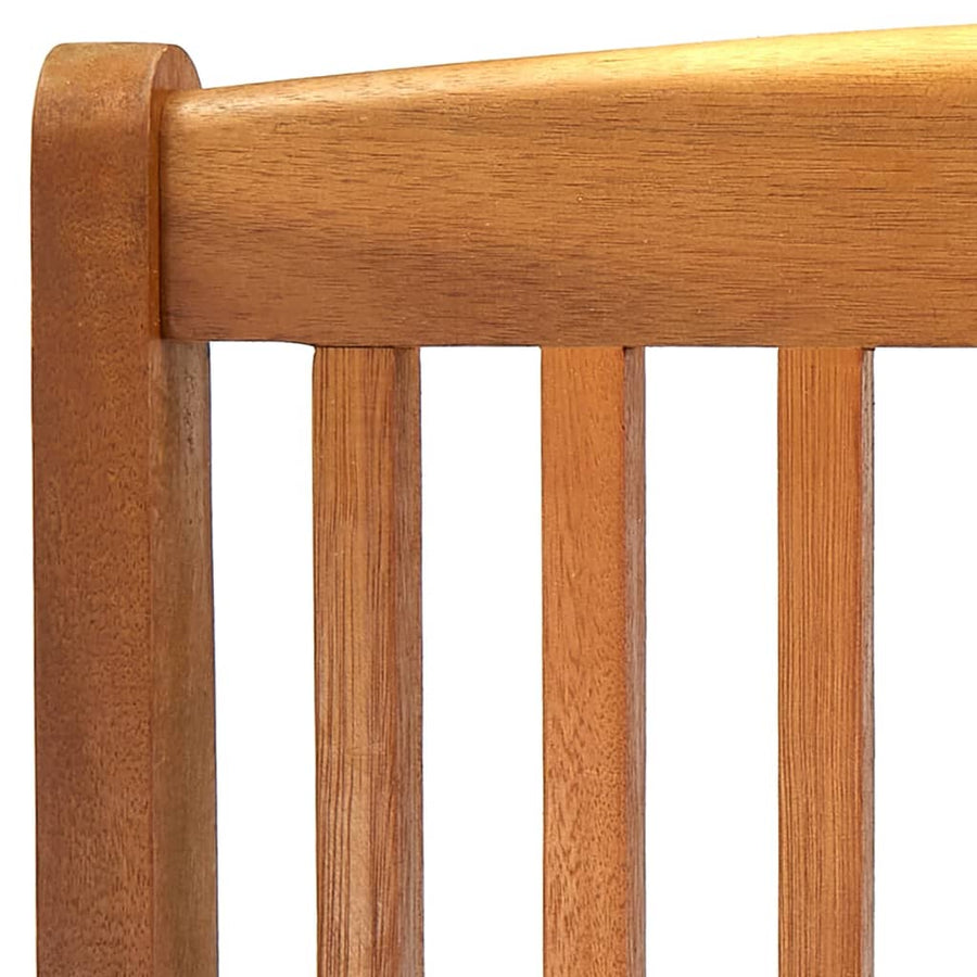 Tuinstoelen Inklapbaar Massief Acaciahout Bruin 4 Met armleuning