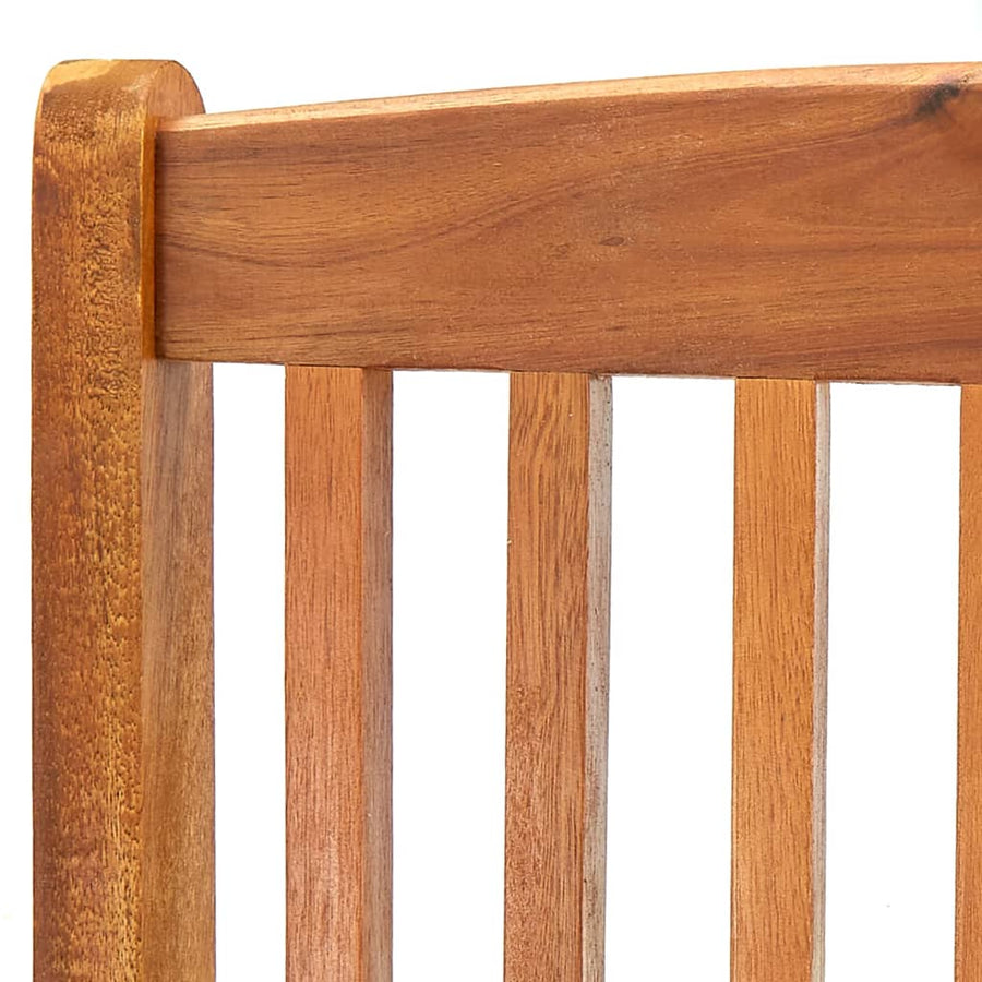 Tuinstoelen Inklapbaar Massief Acaciahout Bruin 2 Zonder armleuning