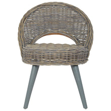 Fauteuil Kubu Rattan Grijs