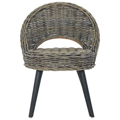 Fauteuil Kubu Rattan Zwart