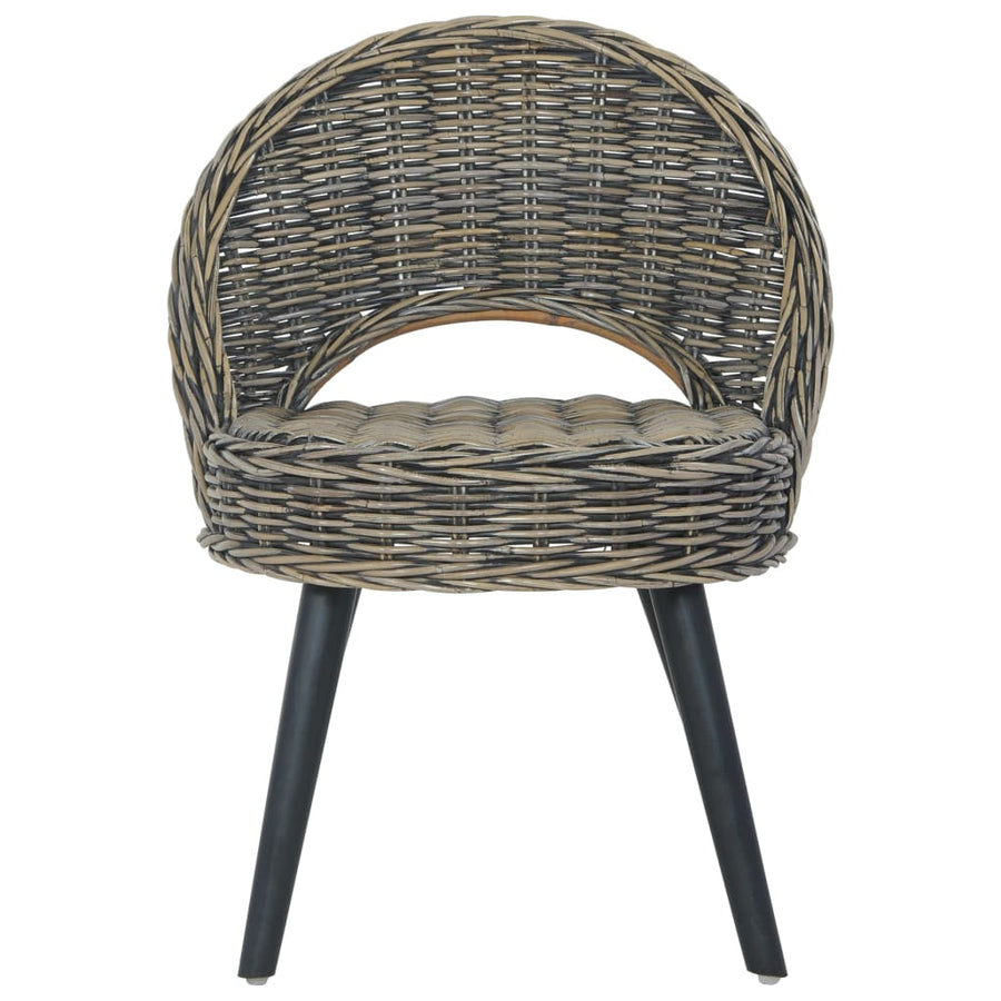 Fauteuil Kubu Rattan Zwart