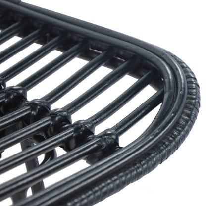 Barstoelen Rattan Zwart