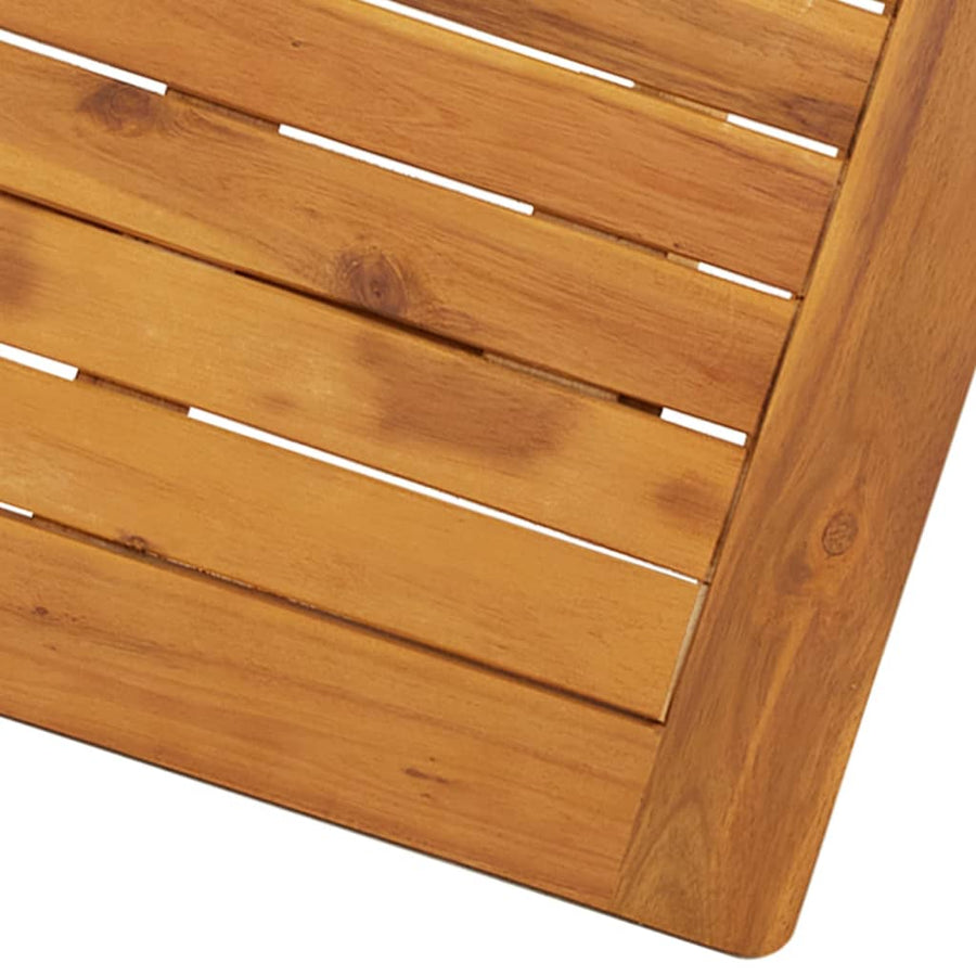Tuintafel inklapbaar 70x70x75 cm massief acaciahout 70 x 70 x 75 cm