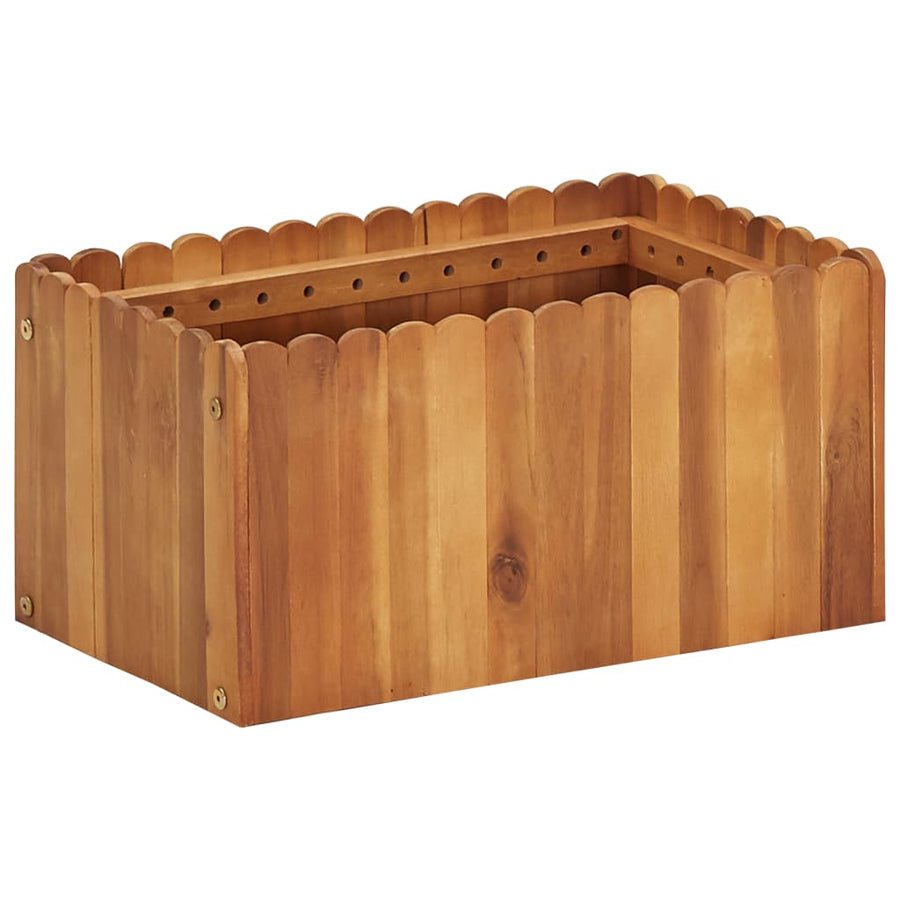 Plantenbak Verhoogd Massief Acaciahout 50 x 30 x 25 cm