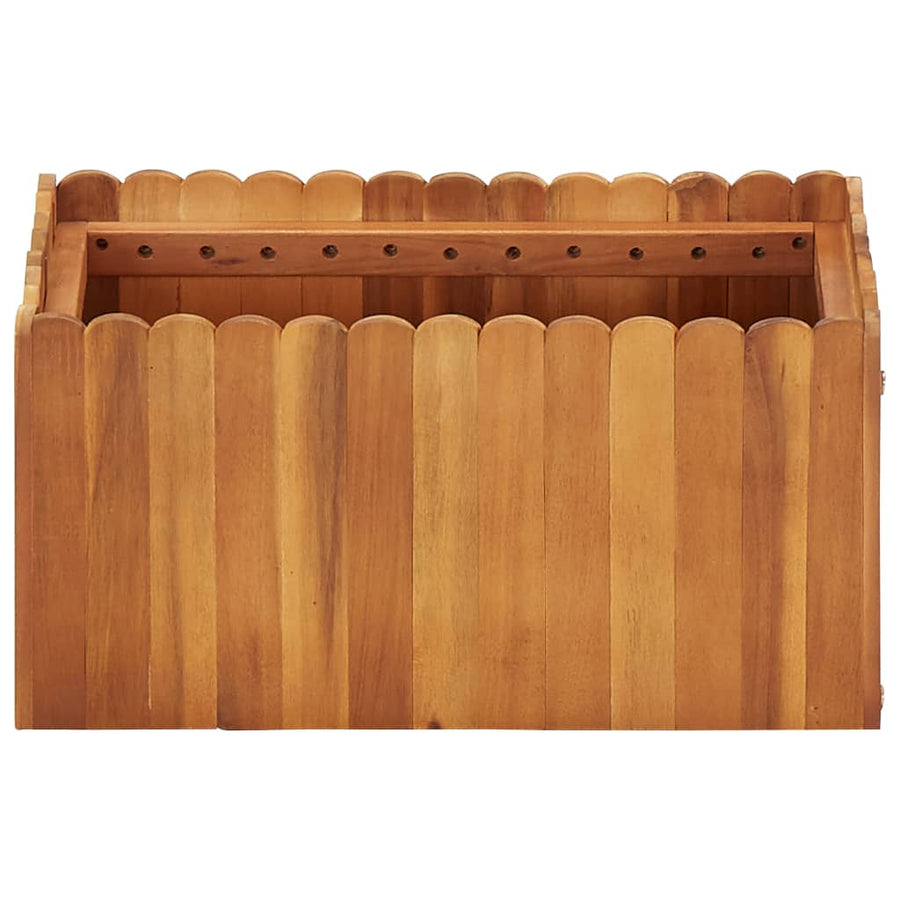 Plantenbak Verhoogd Massief Acaciahout 50 x 30 x 25 cm