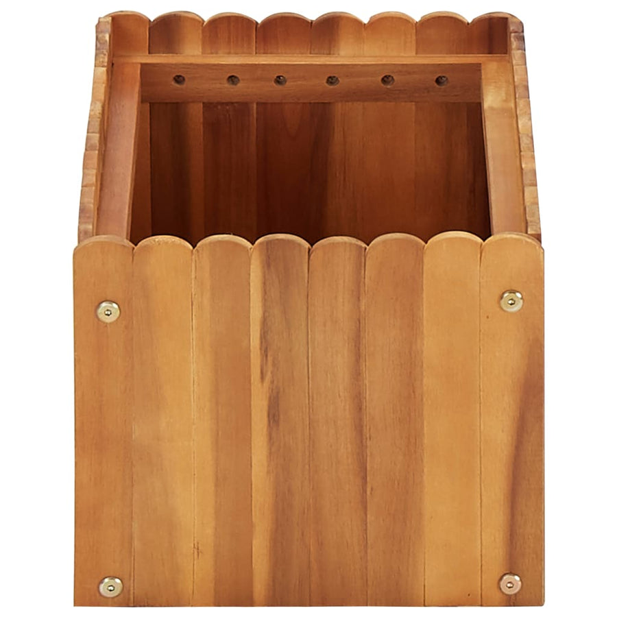 Plantenbak Verhoogd Massief Acaciahout 50 x 30 x 25 cm