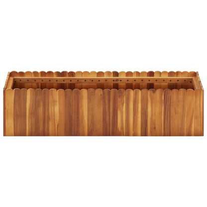 Plantenbak Verhoogd Massief Acaciahout 100 x 30 x 25 cm