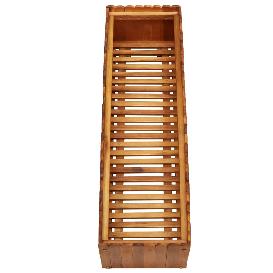Plantenbak Verhoogd Massief Acaciahout 100 x 30 x 25 cm