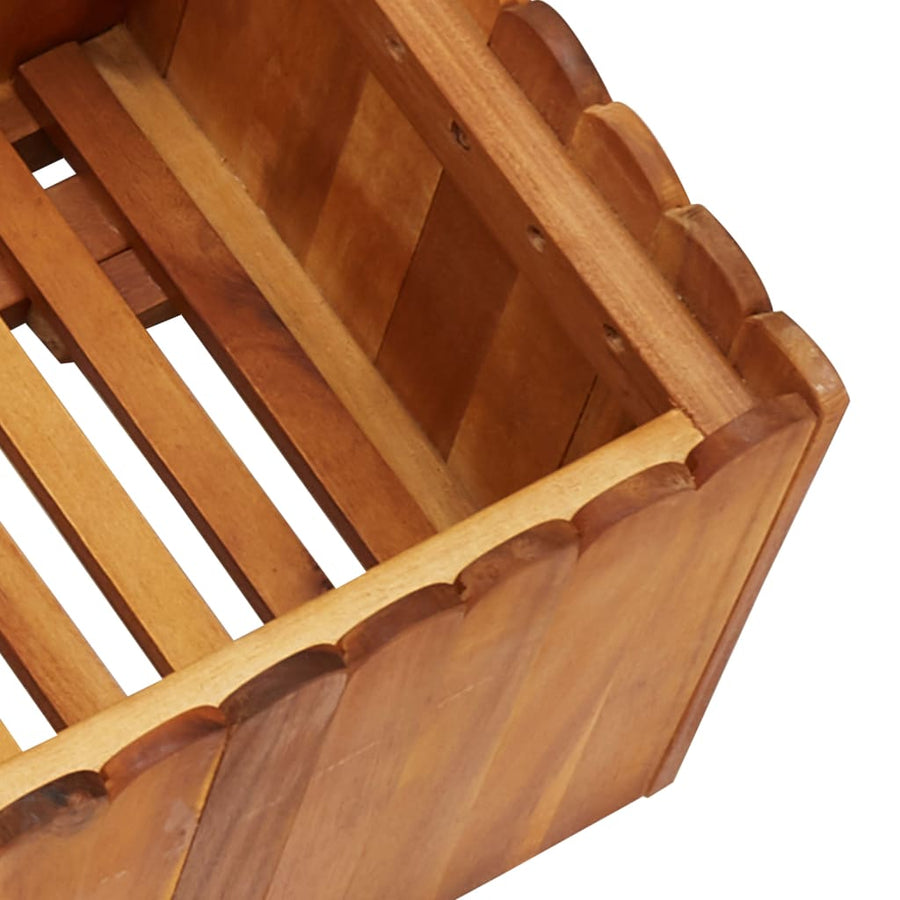 Plantenbak Verhoogd Massief Acaciahout 100 x 30 x 25 cm