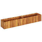 Plantenbak Verhoogd Massief Acaciahout 150 x 30 x 25 cm