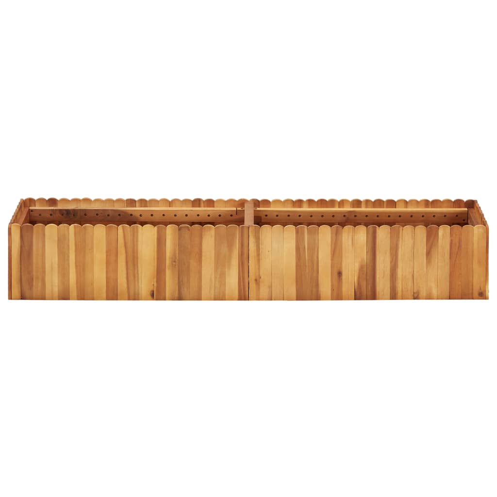 Plantenbak Verhoogd Massief Acaciahout 150 x 30 x 25 cm