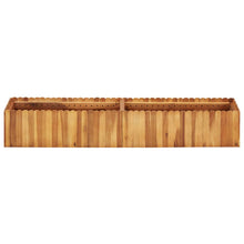 Plantenbak Verhoogd Massief Acaciahout 150 x 30 x 25 cm