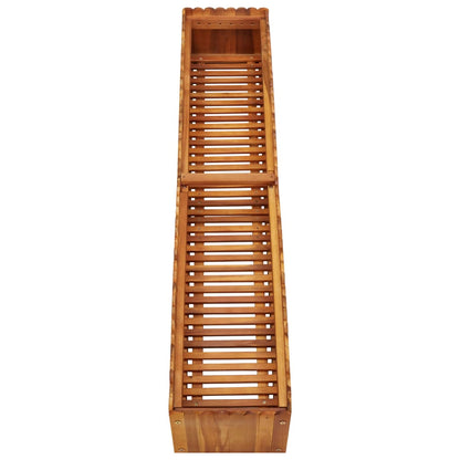 Plantenbak Verhoogd Massief Acaciahout 150 x 30 x 25 cm