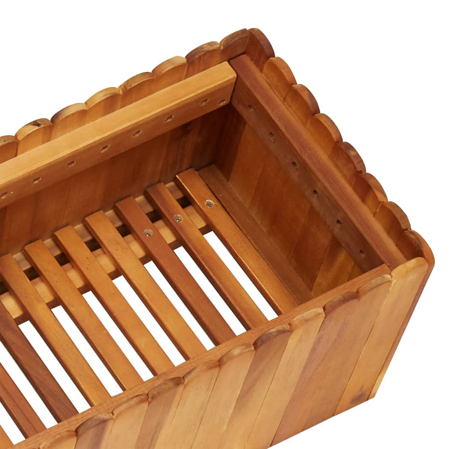 Plantenbak Verhoogd Massief Acaciahout 150 x 30 x 25 cm