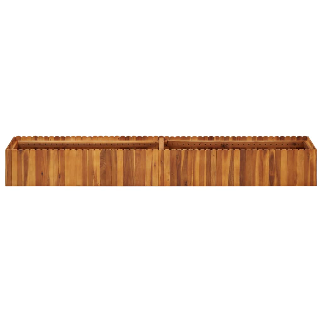 Plantenbak Verhoogd Massief Acaciahout 200 x 30 x 25 cm