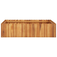 Plantenbak Verhoogd Massief Acaciahout 100 x 100 x 25 cm