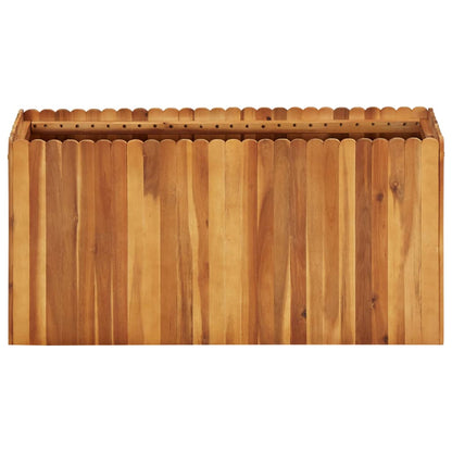 Plantenbak verhoogd 100x30x50 cm massief acaciahout