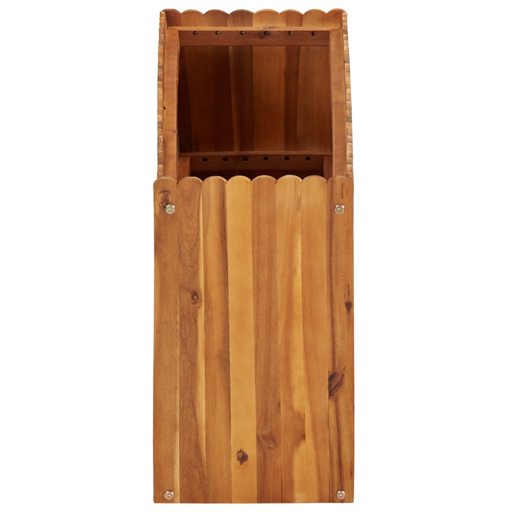 Plantenbak verhoogd 100x30x50 cm massief acaciahout