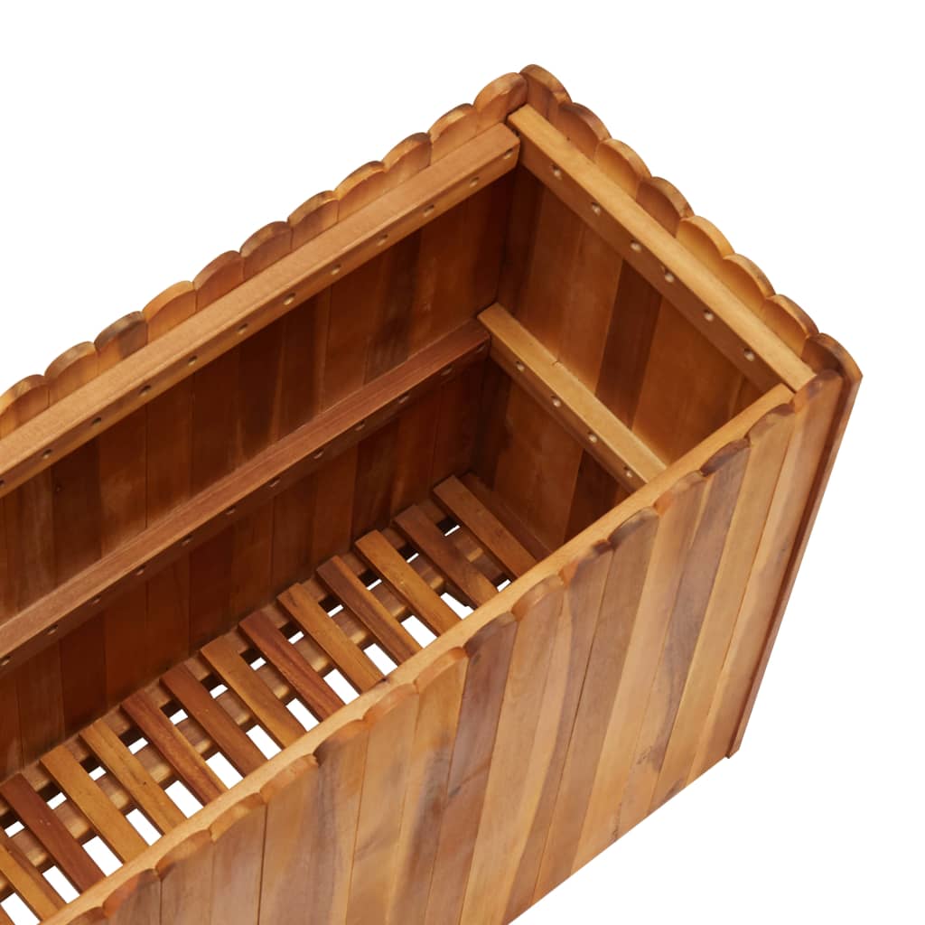 Plantenbak verhoogd 100x30x50 cm massief acaciahout