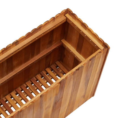 Plantenbak verhoogd 100x30x50 cm massief acaciahout