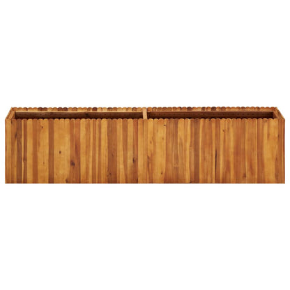 Plantenbak Verhoogd Massief Acaciahout 200 x 30 x 50 cm