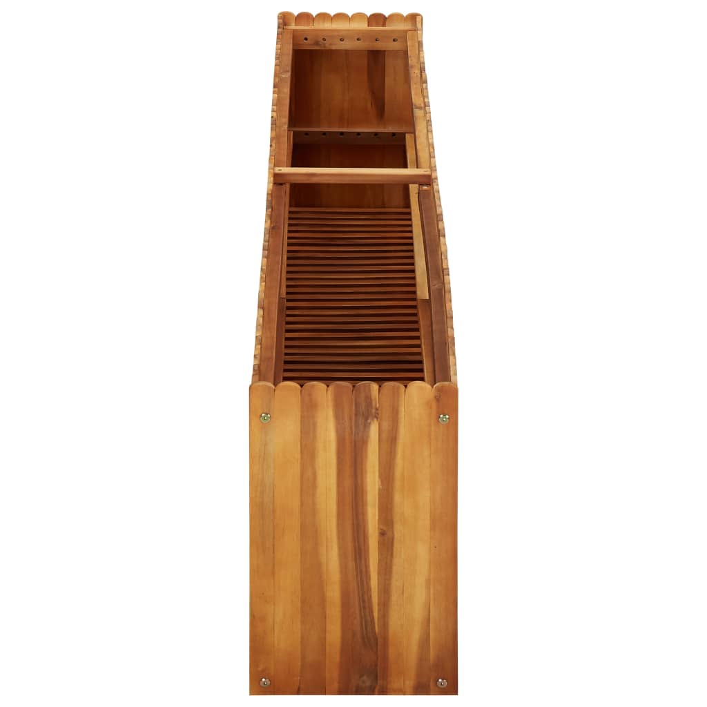 Plantenbak Verhoogd Massief Acaciahout 200 x 30 x 50 cm