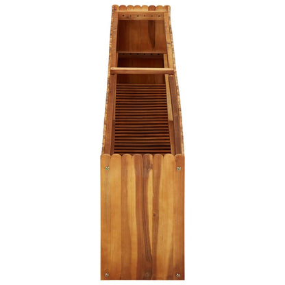 Plantenbak Verhoogd Massief Acaciahout 200 x 30 x 50 cm
