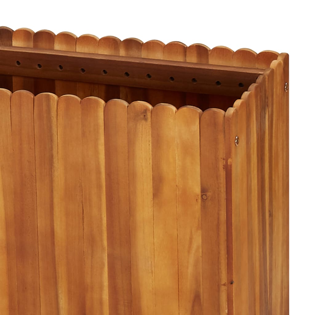 Plantenbak Verhoogd Massief Acaciahout 200 x 30 x 50 cm