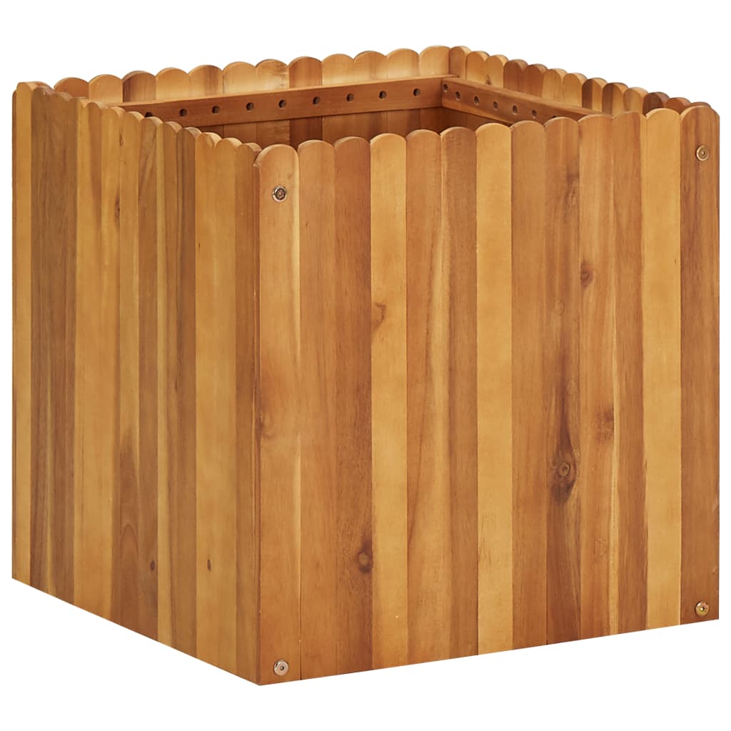 Plantenbak Verhoogd Massief Acaciahout 50 x 50 x 50 cm