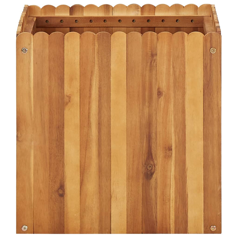 Plantenbak Verhoogd Massief Acaciahout 50 x 50 x 50 cm