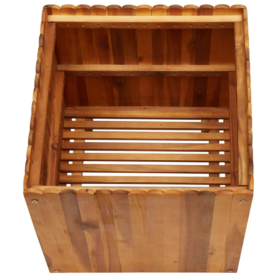 Plantenbak Verhoogd Massief Acaciahout 50 x 50 x 50 cm