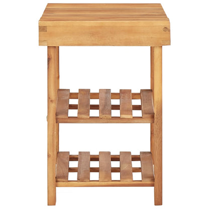 Schoenenrek 50X32X Massief Acaciahout 50 cm