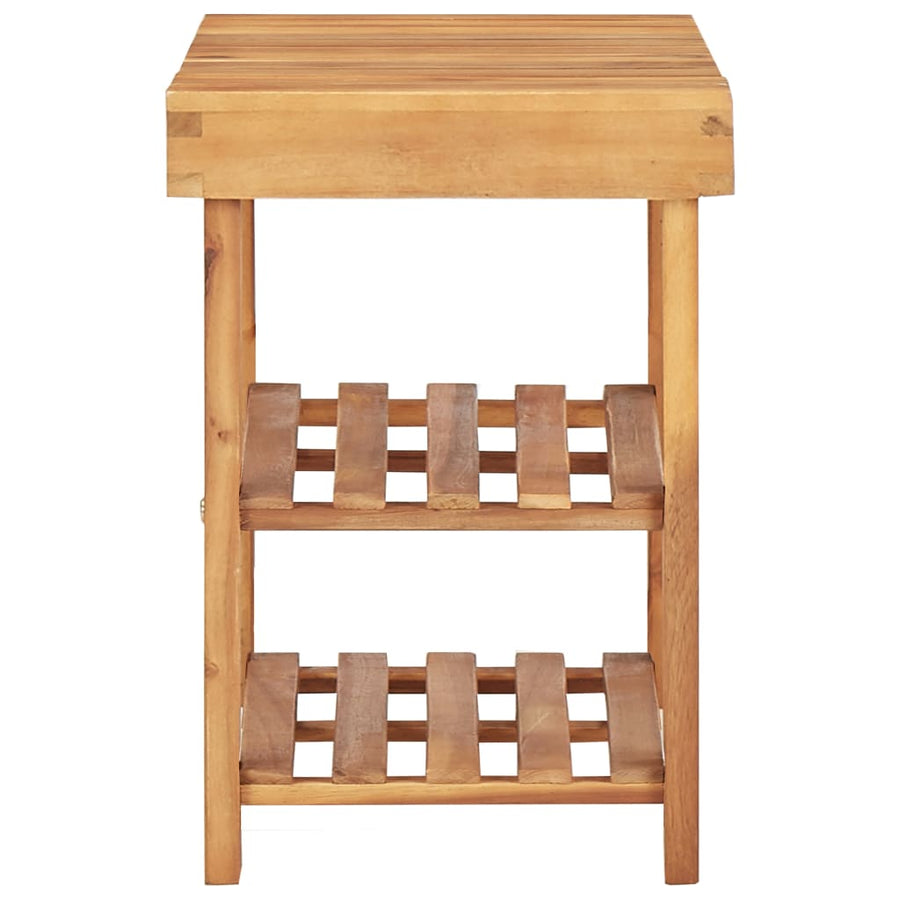 Schoenenrek 50X32X Massief Acaciahout 50 cm