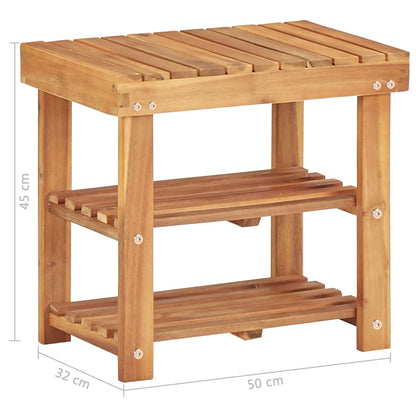 Schoenenrek 50X32X Massief Acaciahout 50 cm
