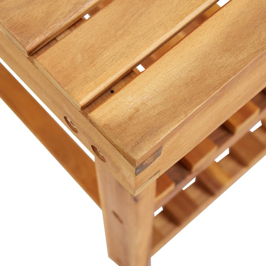 Schoenenrek 90X32X Massief Acaciahout 90 cm