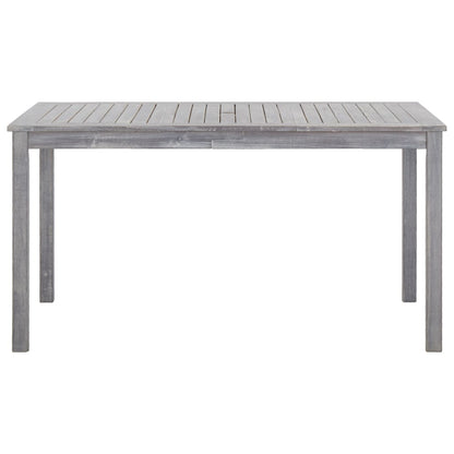 5-delige Tuinset massief acaciahout grijs