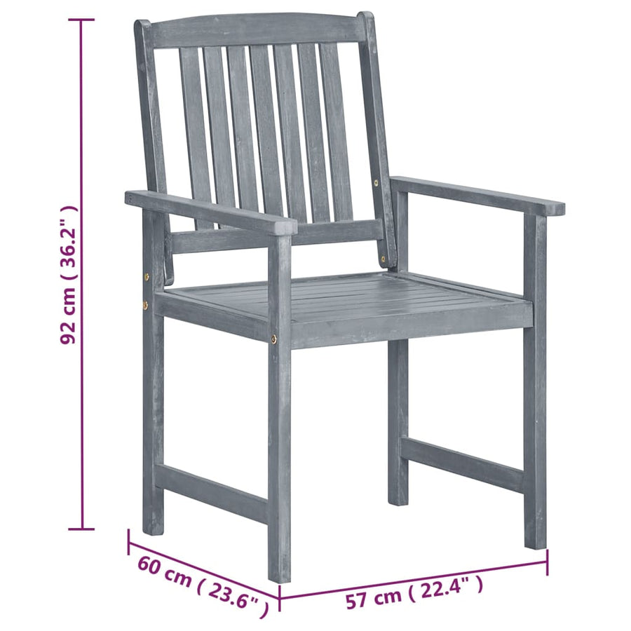 Tuinstoelen Massief Acaciahout 1