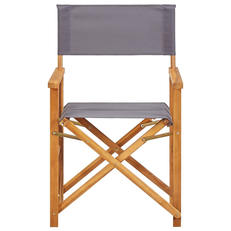 Regisseursstoelen Massief Acaciahout 1 2 Donkergrijs