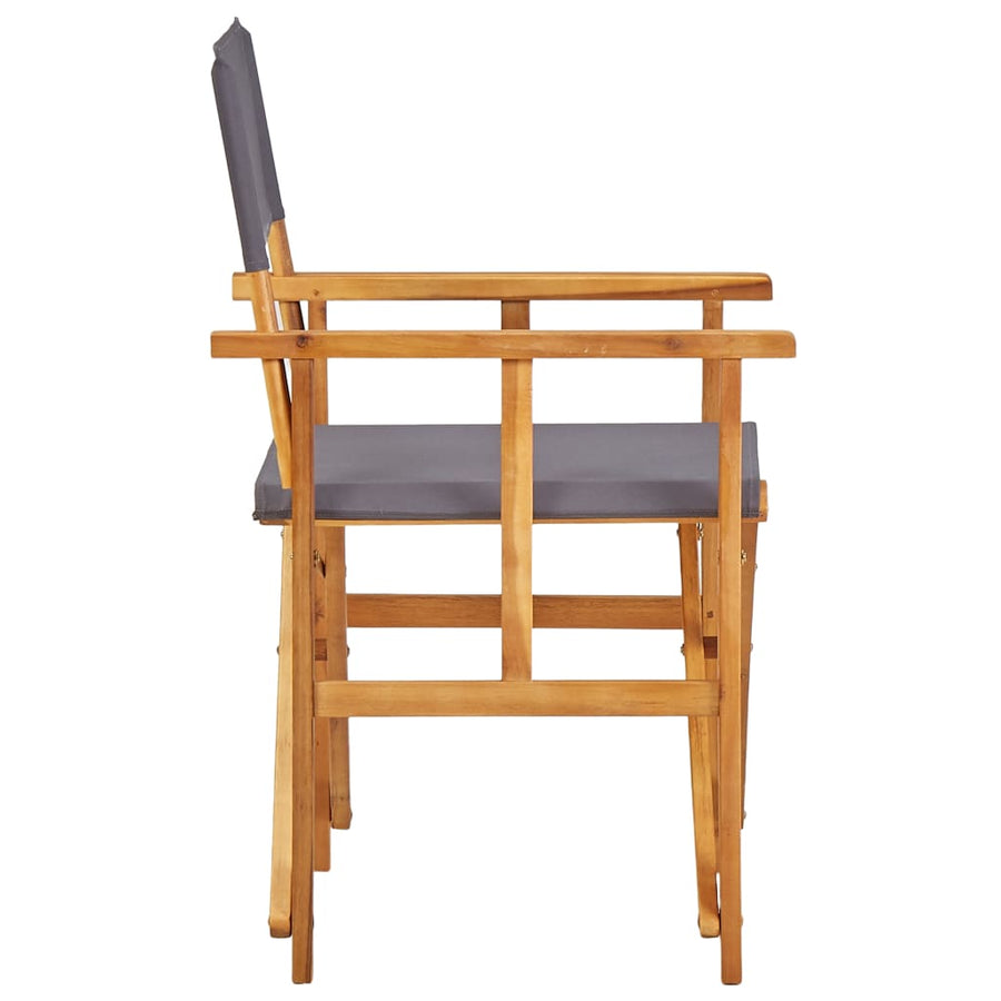 Regisseursstoelen Massief Acaciahout 1 2 Donkergrijs