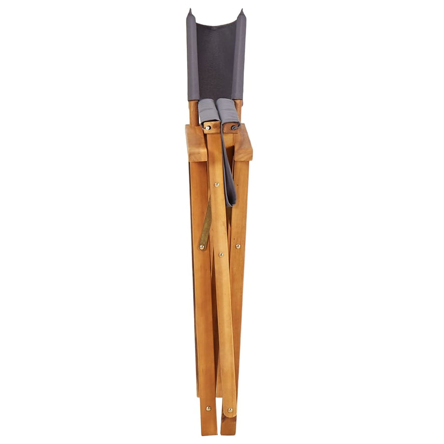 Regisseursstoelen Massief Acaciahout 1 2 Donkergrijs