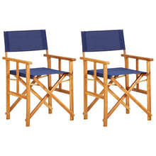 Regisseursstoelen Massief Acaciahout 1 2 Blauw