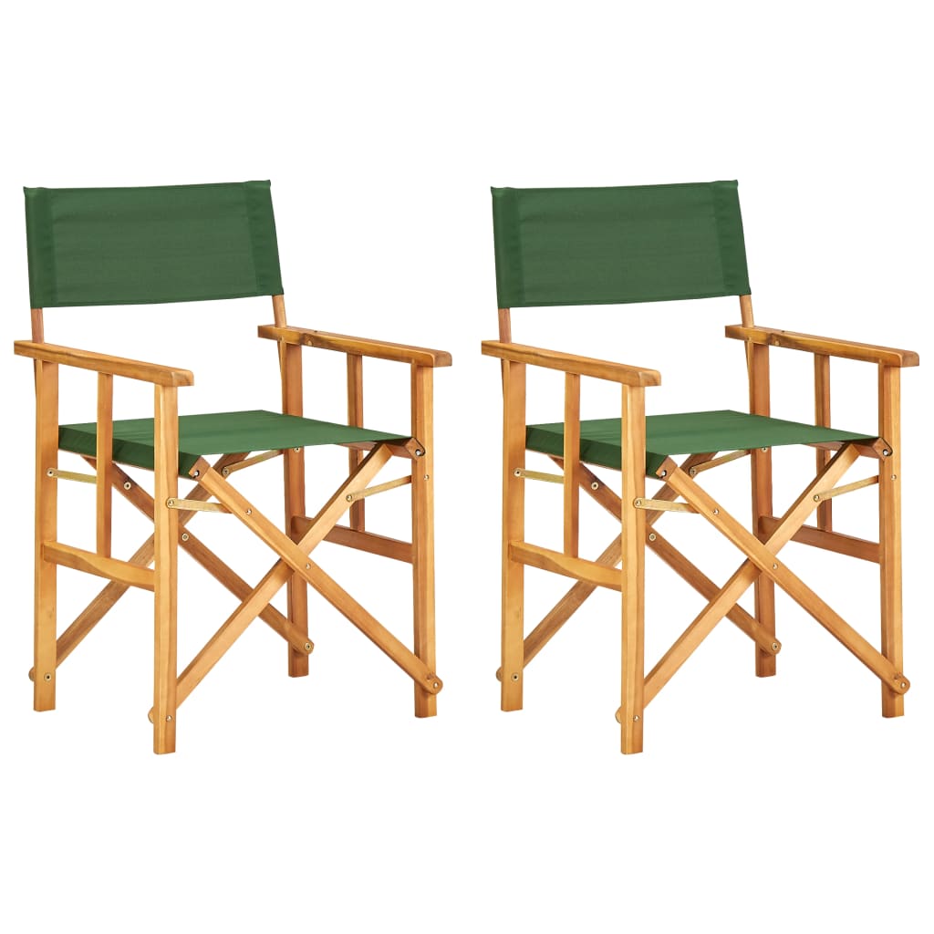 Regisseursstoelen Massief Acaciahout 1 2 Groen