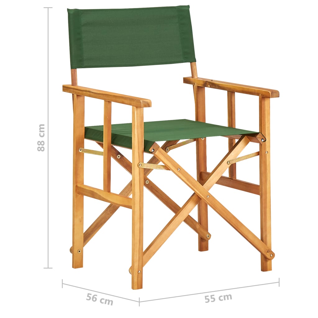 Regisseursstoelen Massief Acaciahout 1 2 Groen