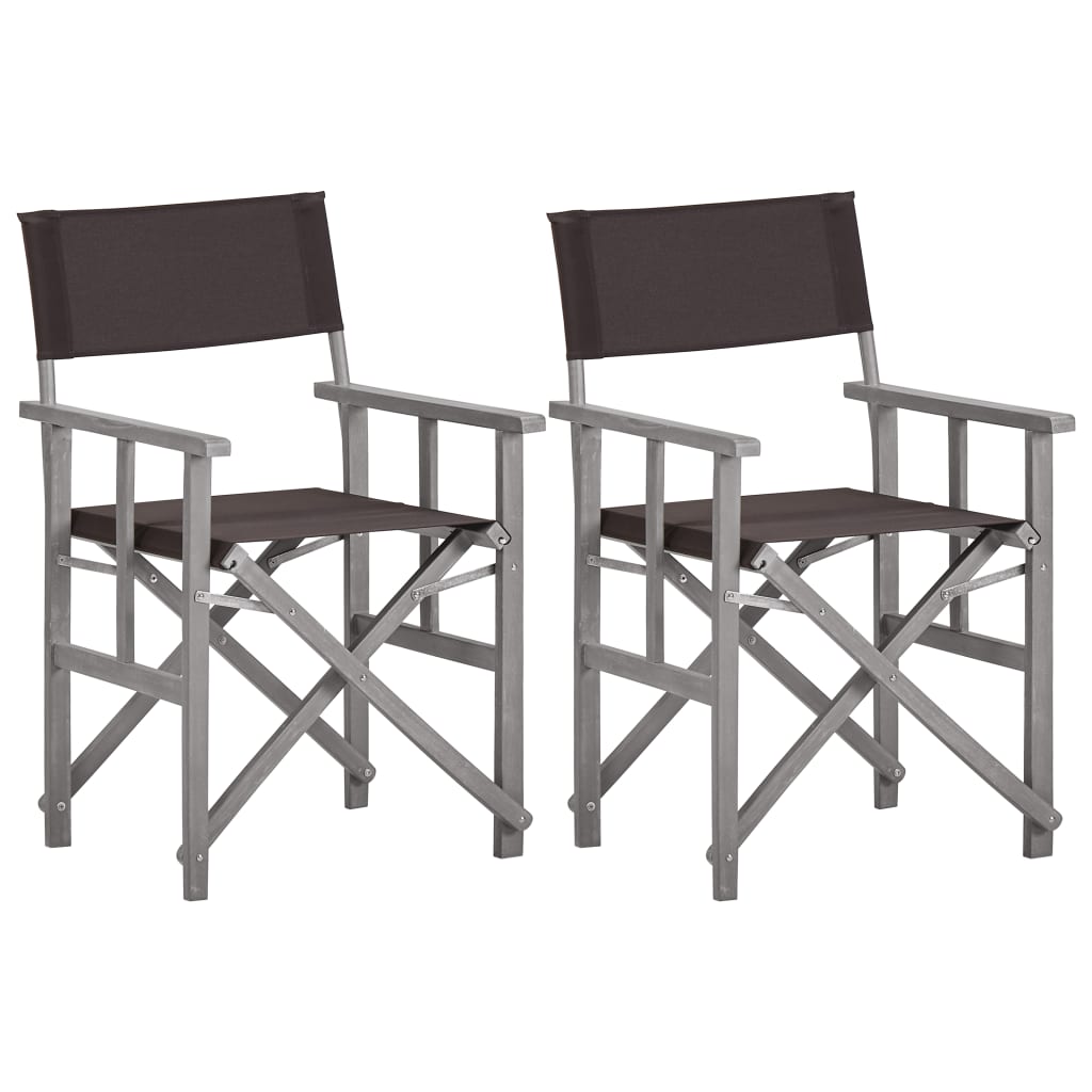 Regisseursstoelen Massief Acaciahout 2