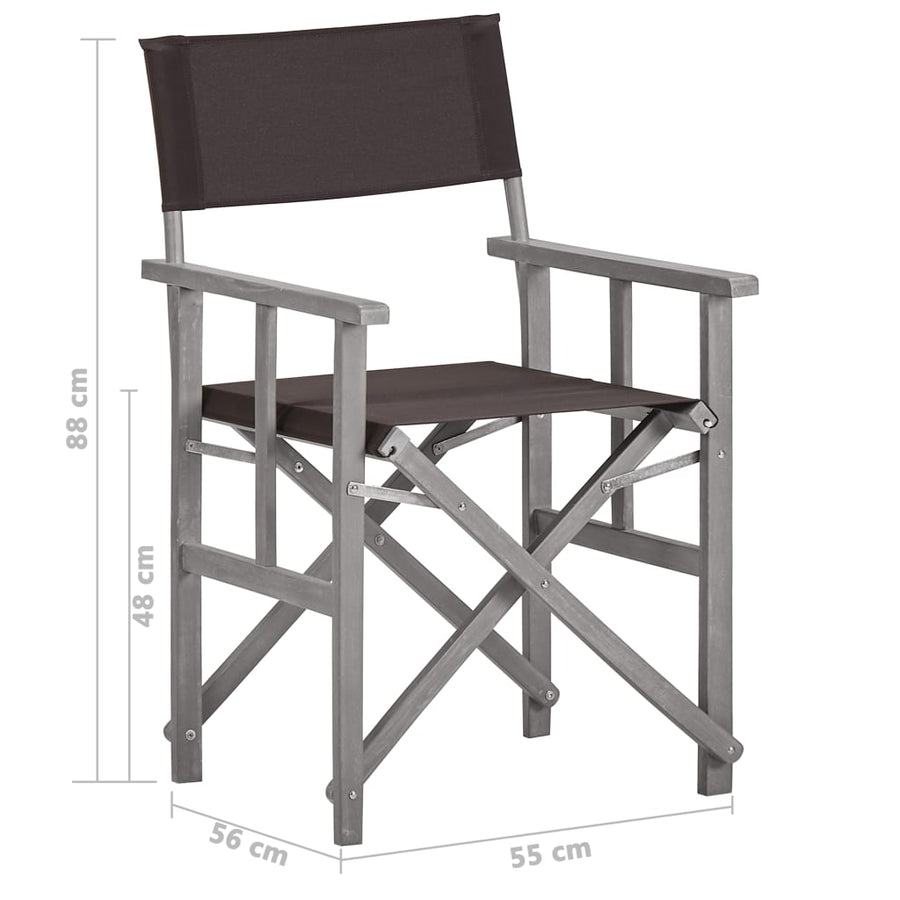 Regisseursstoelen Massief Acaciahout 2