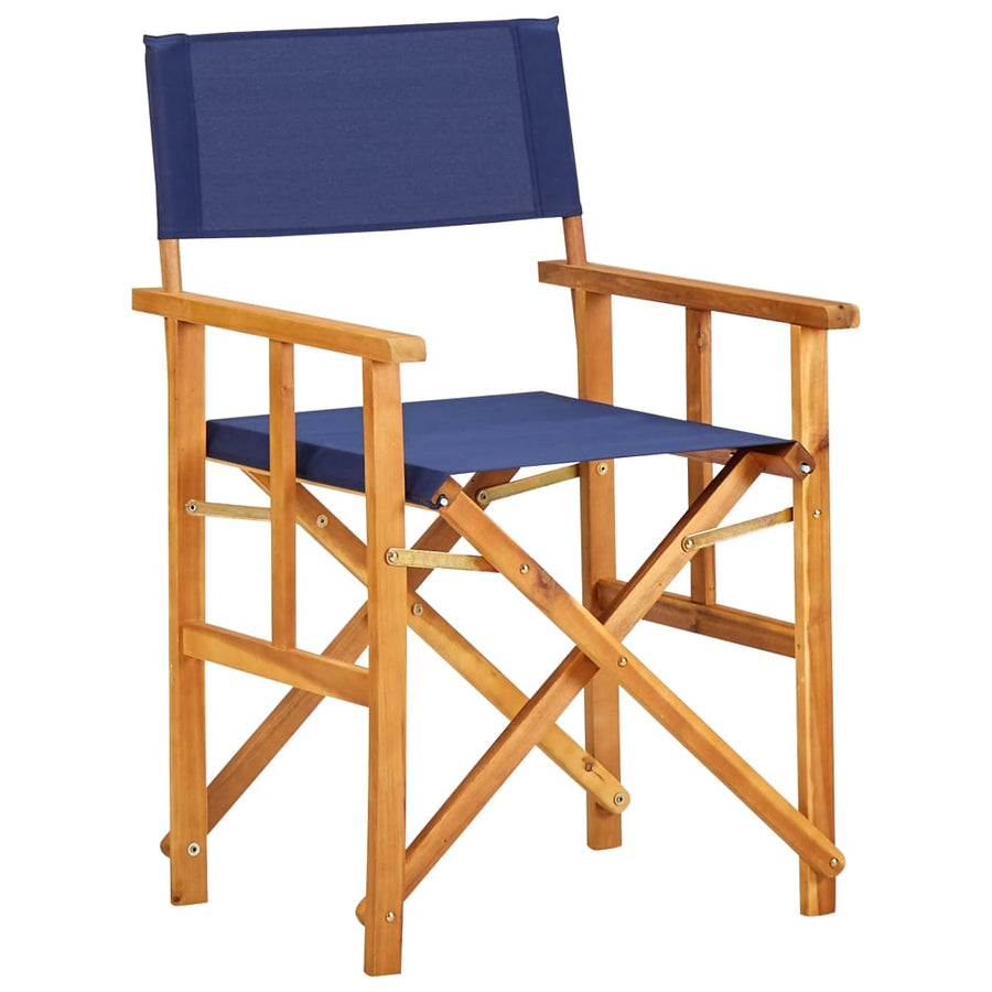 Regisseursstoel Massief Acaciahout 1 Blauw