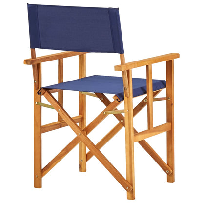 Regisseursstoel Massief Acaciahout 1 Blauw