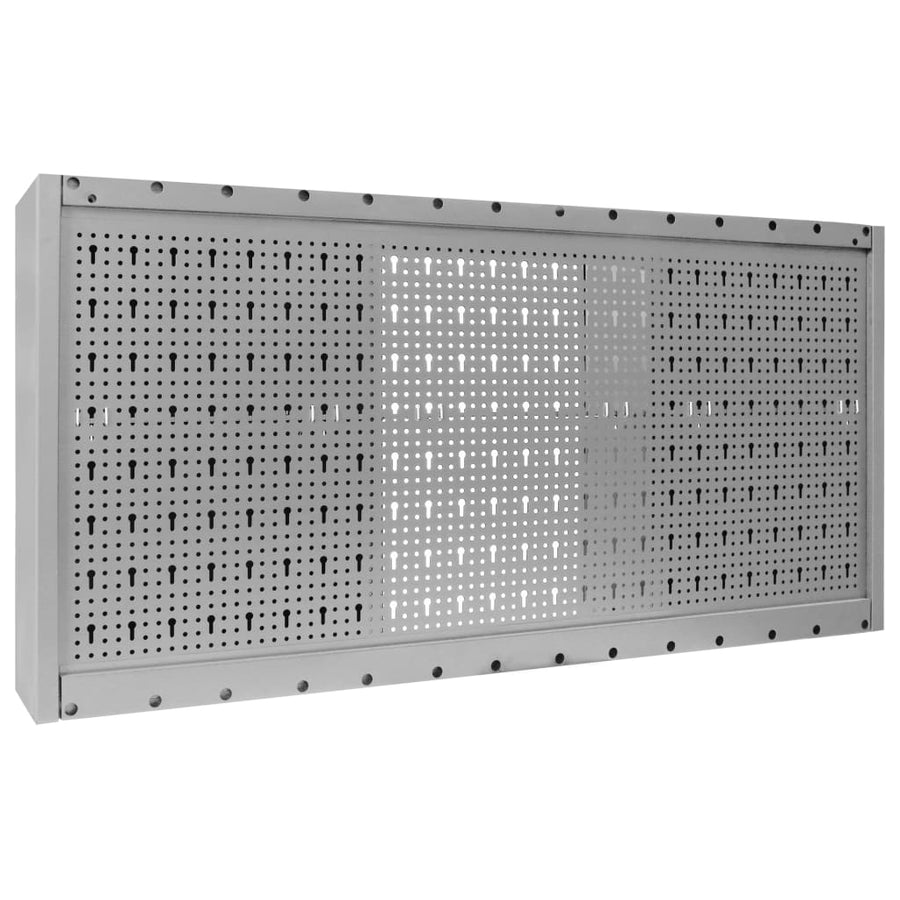 Gereedschapskast Voor Aan De Wand Metaal Grijs En Zwart