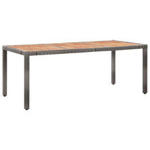 -Delige Tuinset Met Kussens Poly Rattan 9 Grijs