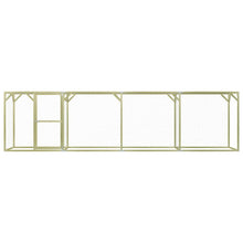 Kippenhok 1,5x6x1,5 m geïmpregneerd grenenhout 1.5 x 6 x 1.5 m